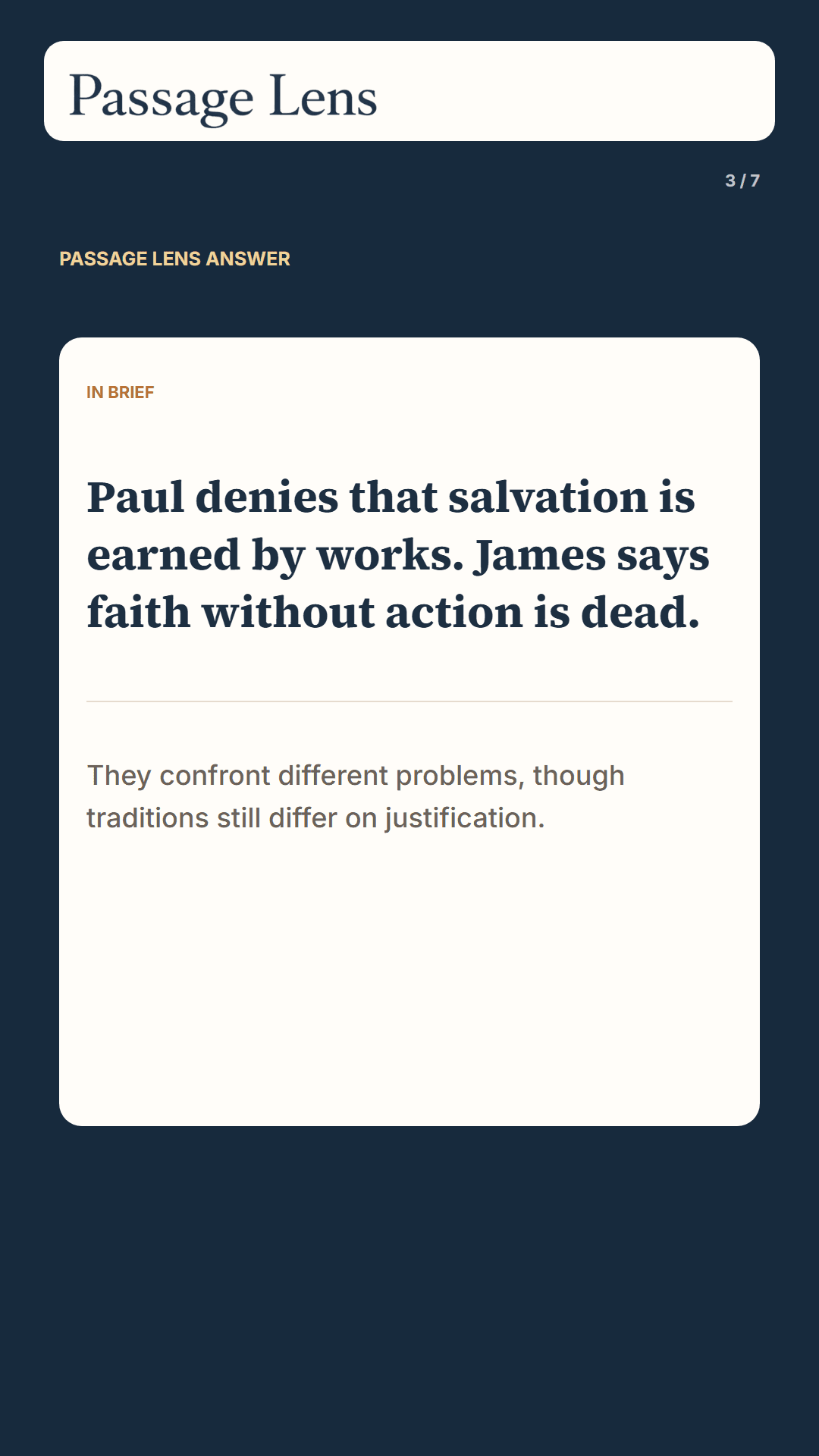 James 2 and Ephesians 2 vertical campaign still